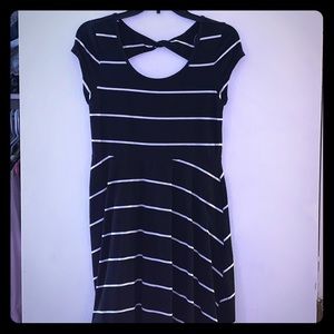 Stripped mini dress